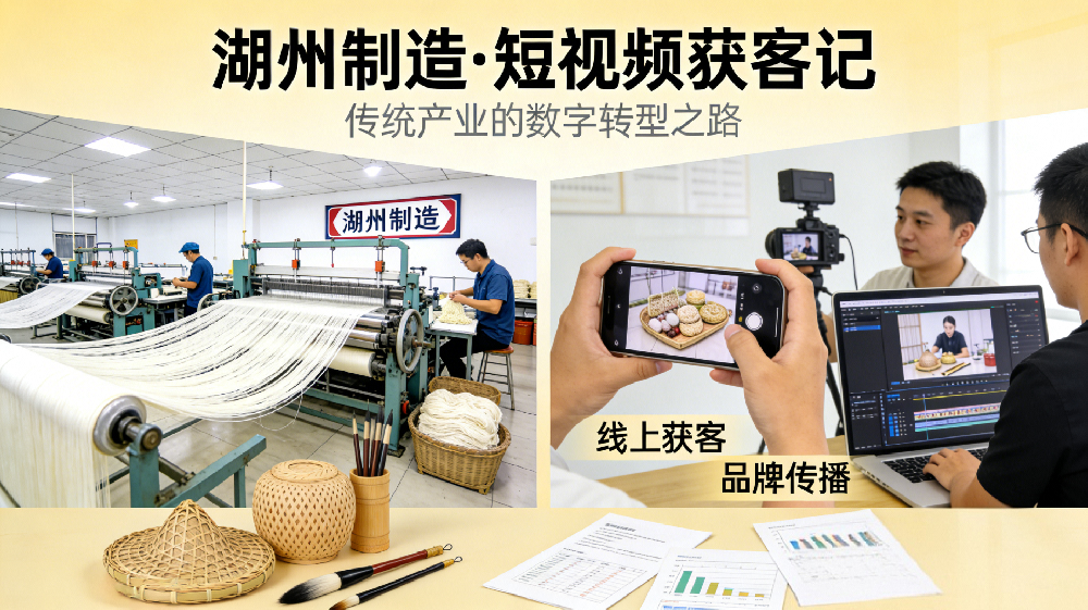 精准定位破局，声传湖州智造——湖州聚维传媒谈湖州制造业短视频内容定位